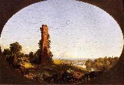 Frederic Edwin Church New England Landscape with Ruined Chimney china oil painting artist